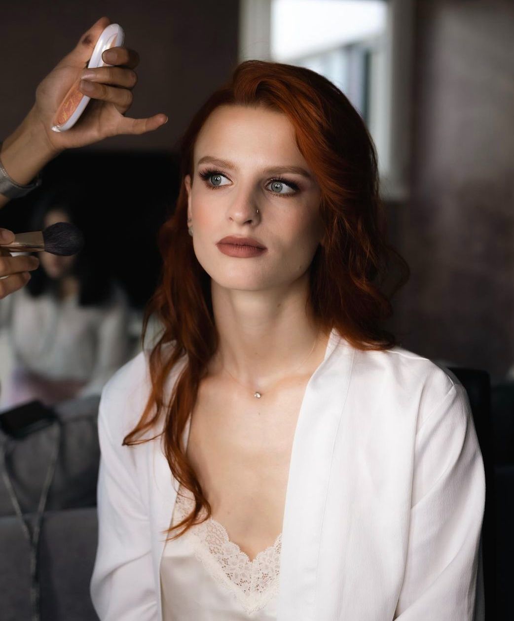 Préparation maquillage mariée le jour J